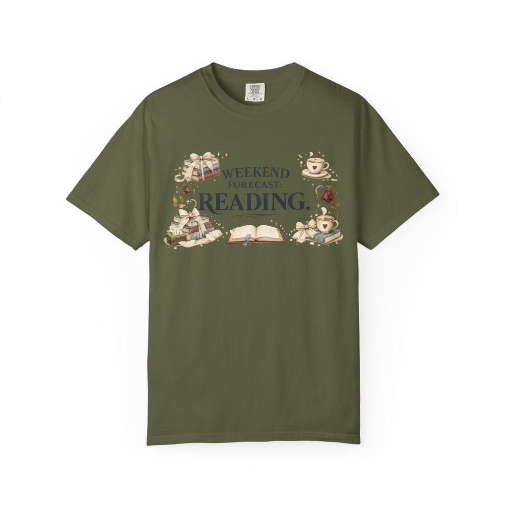 Reading Weekend T-Shirt — “Weekend Forecast: Reading” Graphic Tee