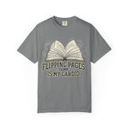 Book Lover T-Shirt — "Flipping Pages Is My Cardio" Graphic Tee