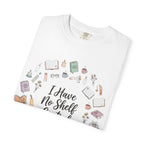 Book Lover T-Shirt — "I Have No Shelf Control" Graphic Tee