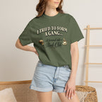 Book Club T-Shirt — "I Tried to Form a Gang... it turned into a Book Club"