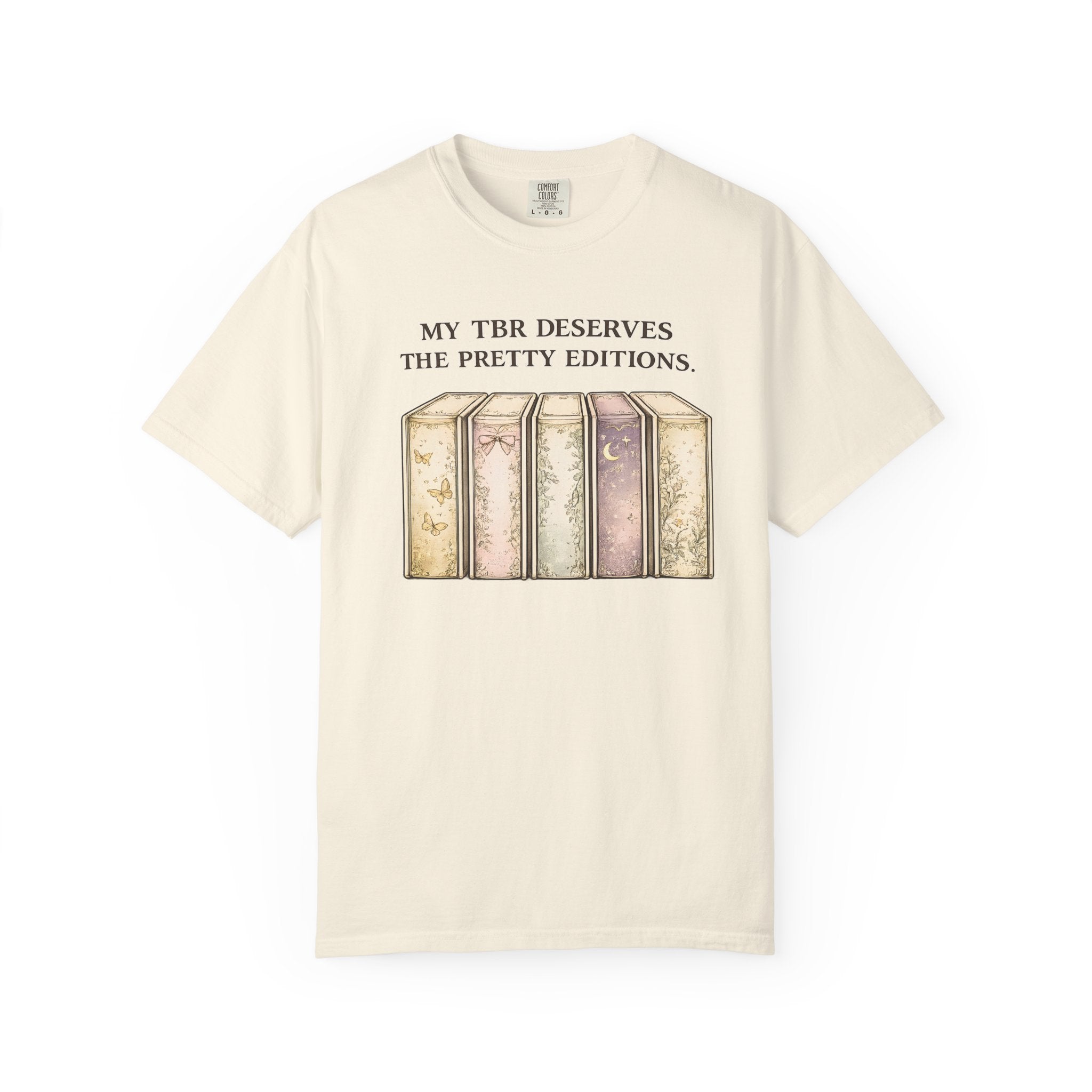 T-Shirt — "My TBR Deserves the Pretty Editions" Vintage Book Lover Tee