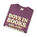 T-Shirt — "Boys in Books Are Just Better" Retro Literary Tee