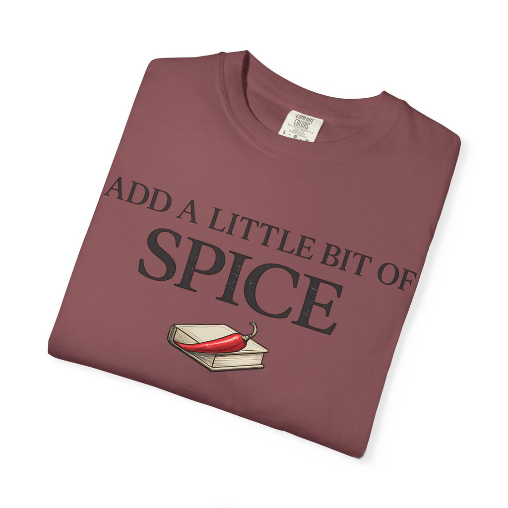Spice Book T-Shirt — "Add a Little Bit of Spice" Graphic Tee