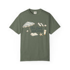 Beach Reading T-Shirt — "Tan Lines, Book Spines" Summer Graphic Tee