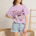 T-Shirt — “Delulu But Well Read” Cute Cherry & Bow Graphic Tee