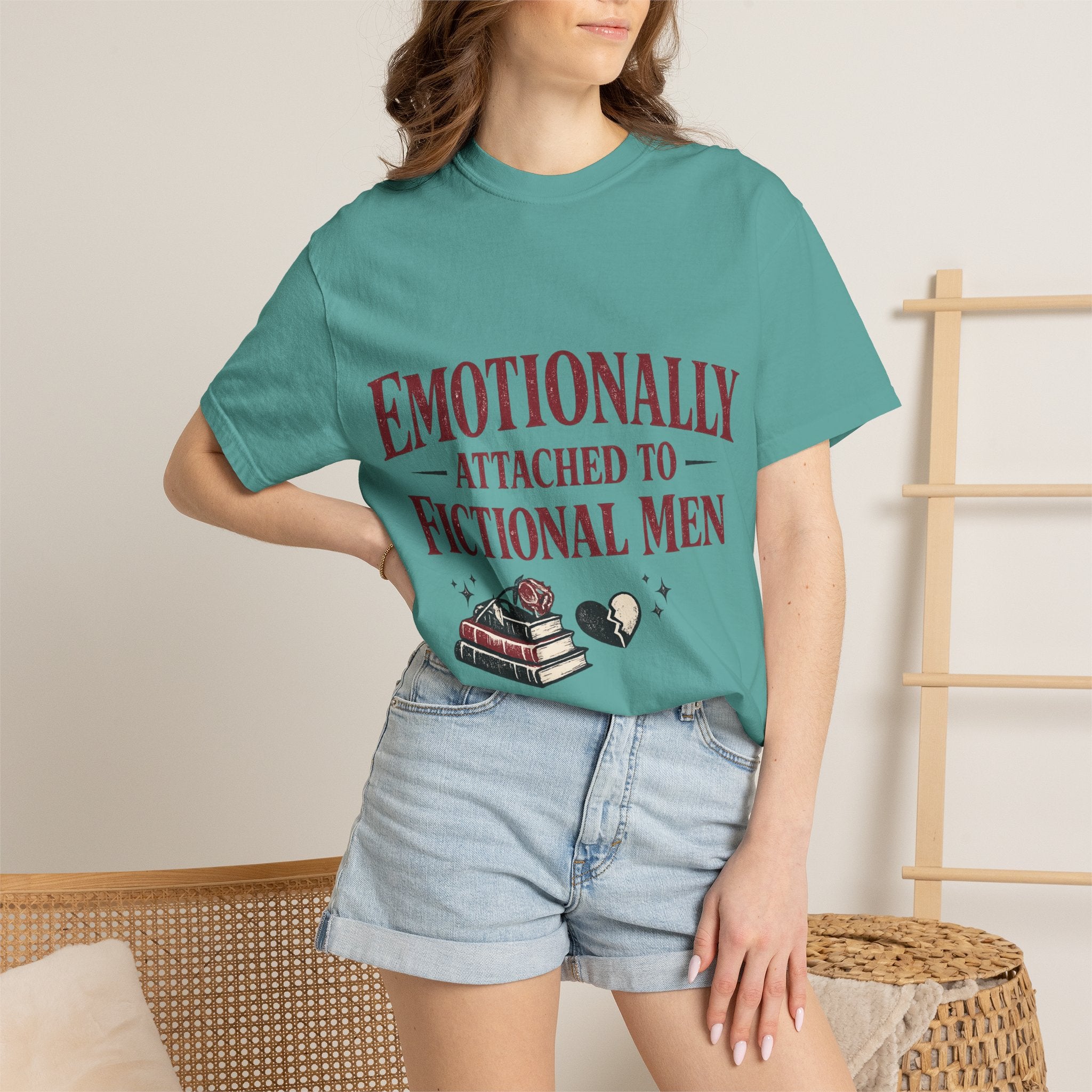 Emotionally Attached to Fictional Men T-Shirt