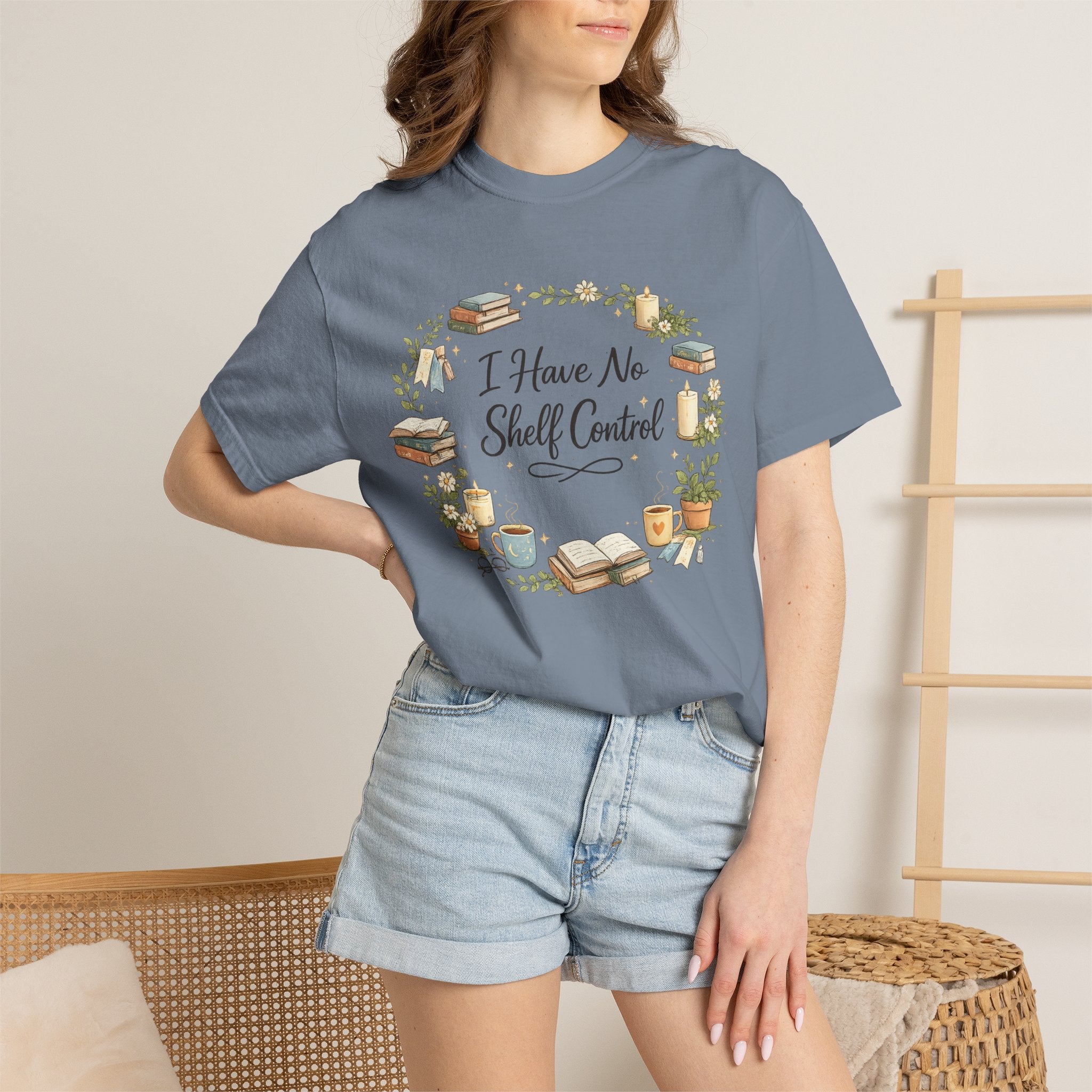 I Have No Shelf Control Book Lover T-Shirt