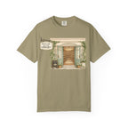 Meet Me at the Library T-Shirt — Cozy Bookshop Illustration Tee
