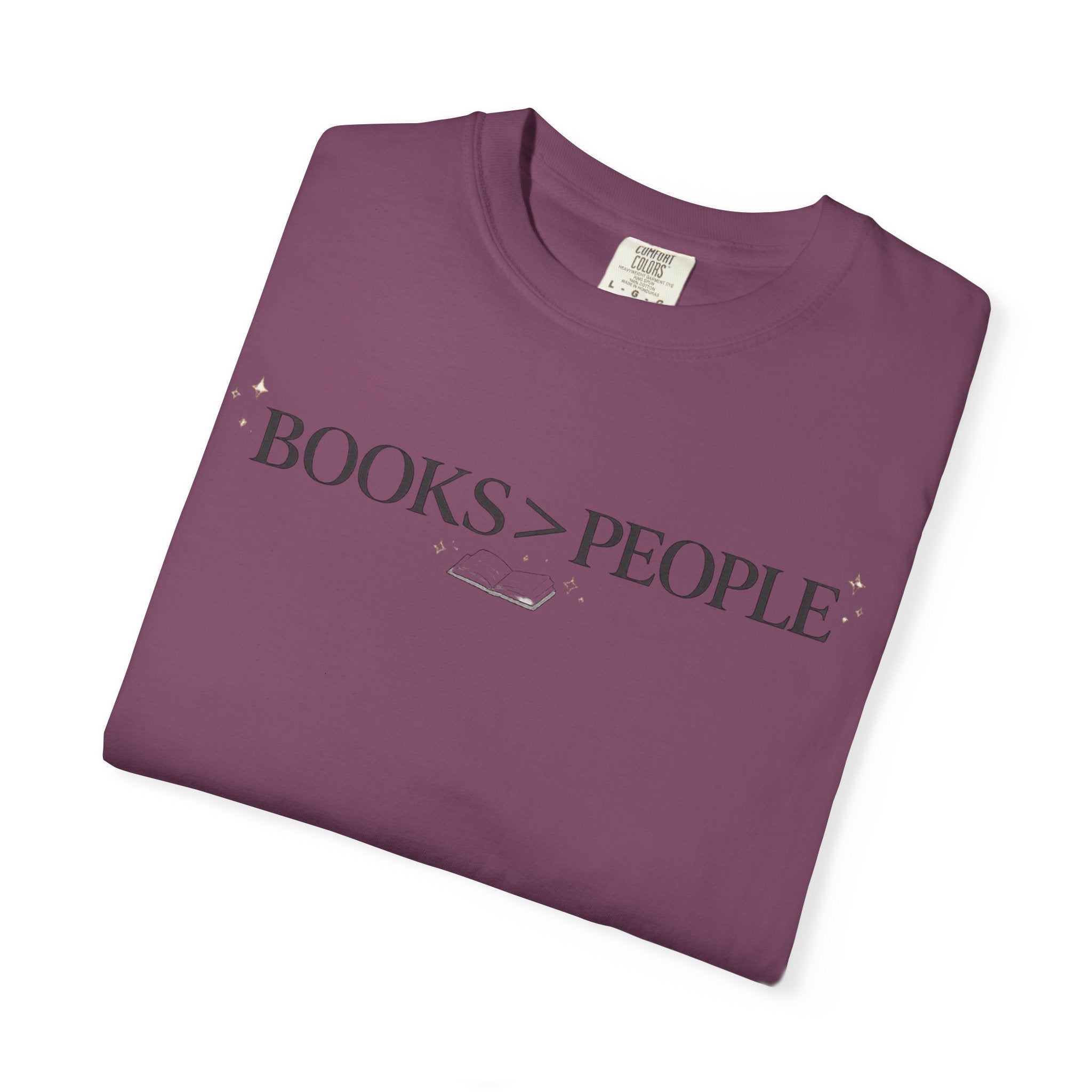 Books > People T-Shirt — Literary Quote Tee for Book Lovers