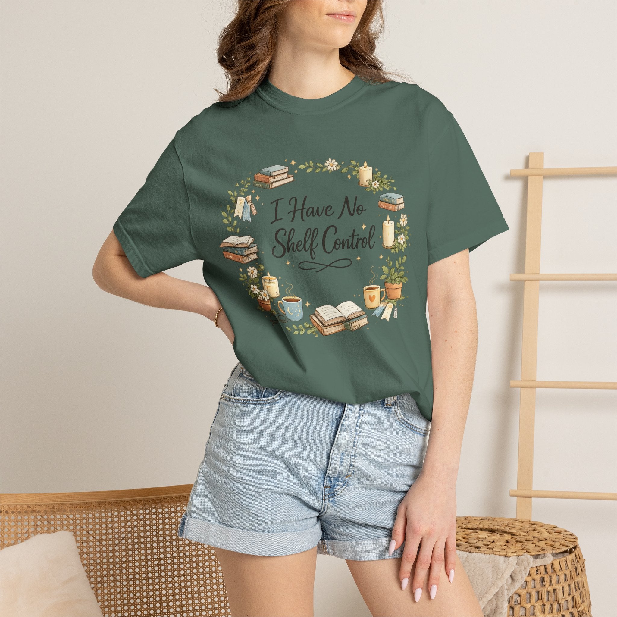 I Have No Shelf Control Book Lover T-Shirt