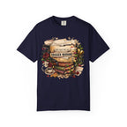 Book Lover T-Shirt — "You Had Me at Trigger Warning" Vintage Stack Design