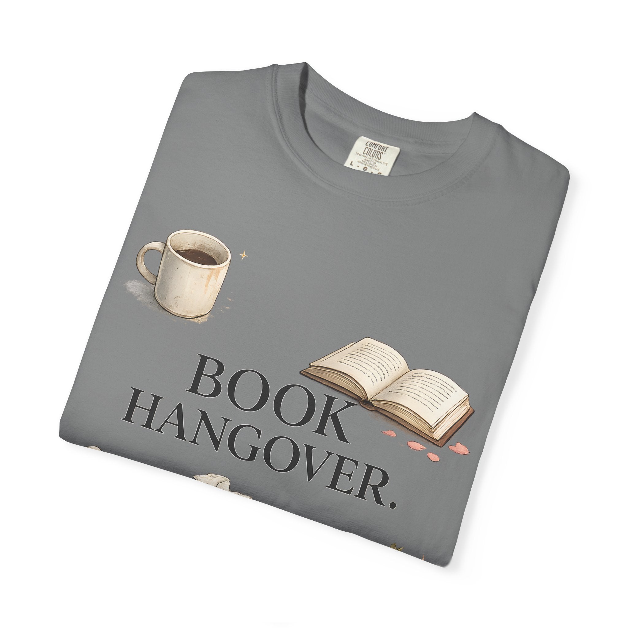 T-Shirt — "Book Hangover" Cozy Reading Tee