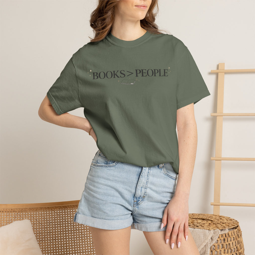 Books > People T-Shirt — Literary Quote Tee for Book Lovers