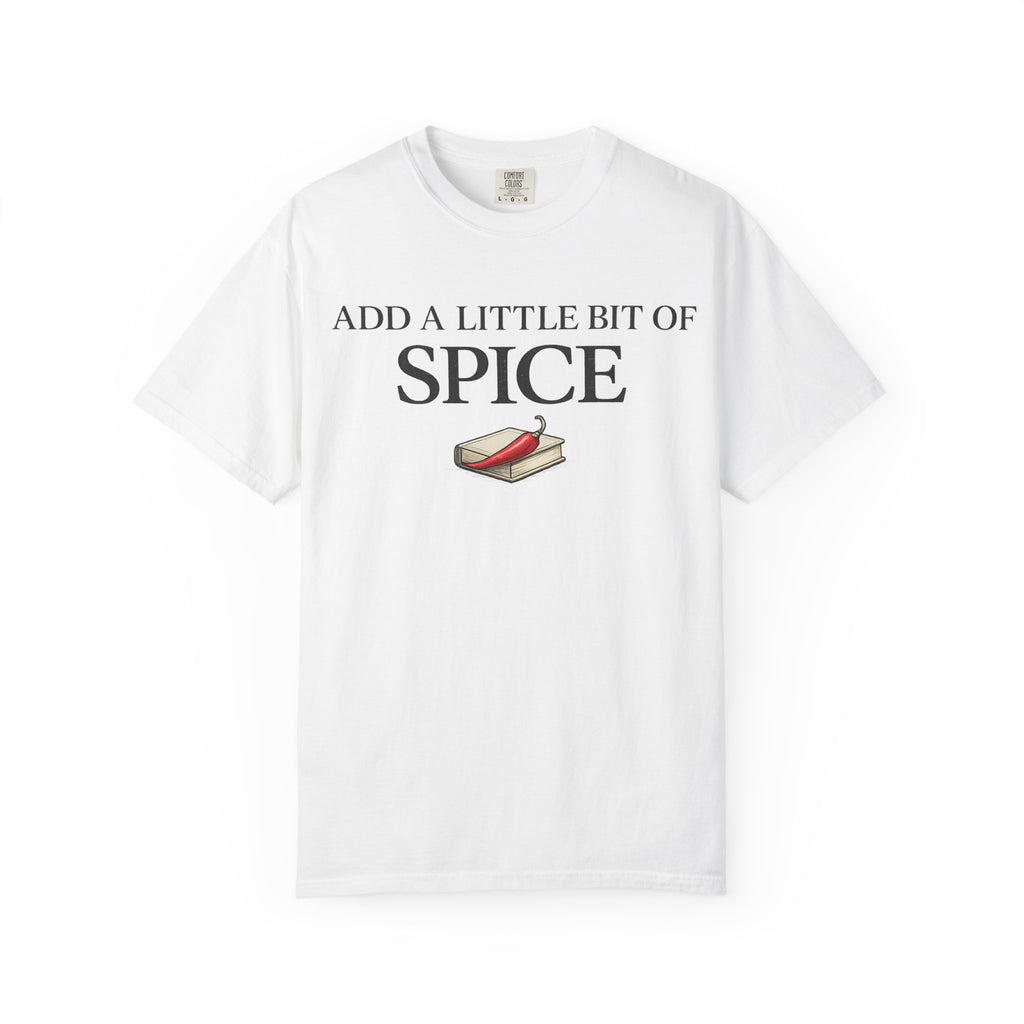 Spice Book T-Shirt — "Add a Little Bit of Spice" Graphic Tee