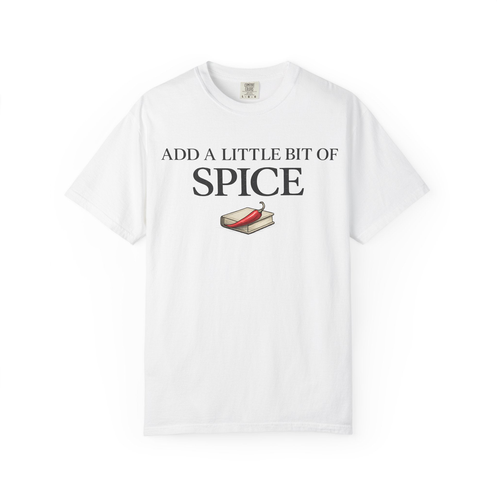 Spice Book T-Shirt — "Add a Little Bit of Spice" Graphic Tee
