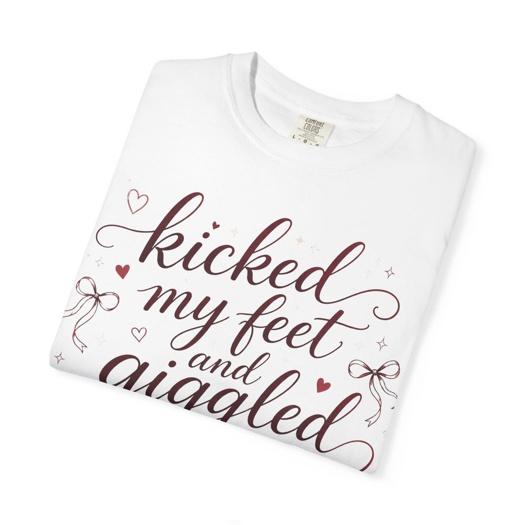 Kicked My Feet and Giggled Booklover T-Shirt