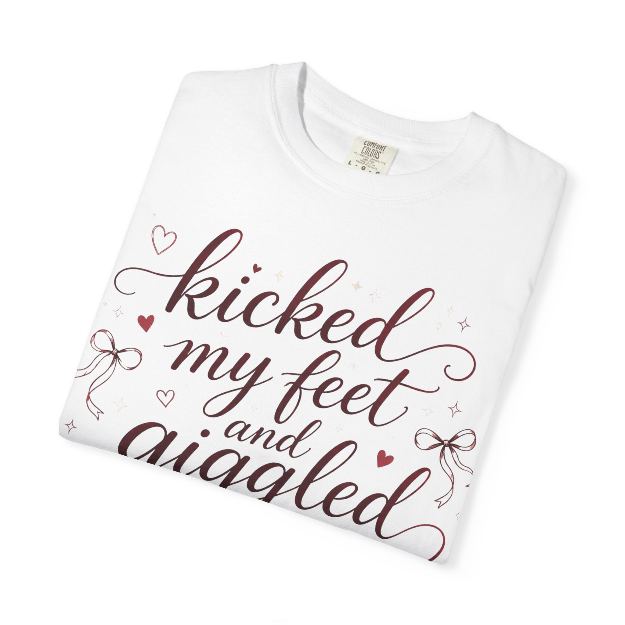 Kicked My Feet and Giggled Booklover T-Shirt