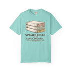 Sprayed Edges Are My Love Language T-Shirt — Book Lover Paperback Aesthetic Tee