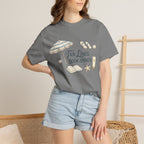 Beach Reading T-Shirt — "Tan Lines, Book Spines" Summer Graphic Tee