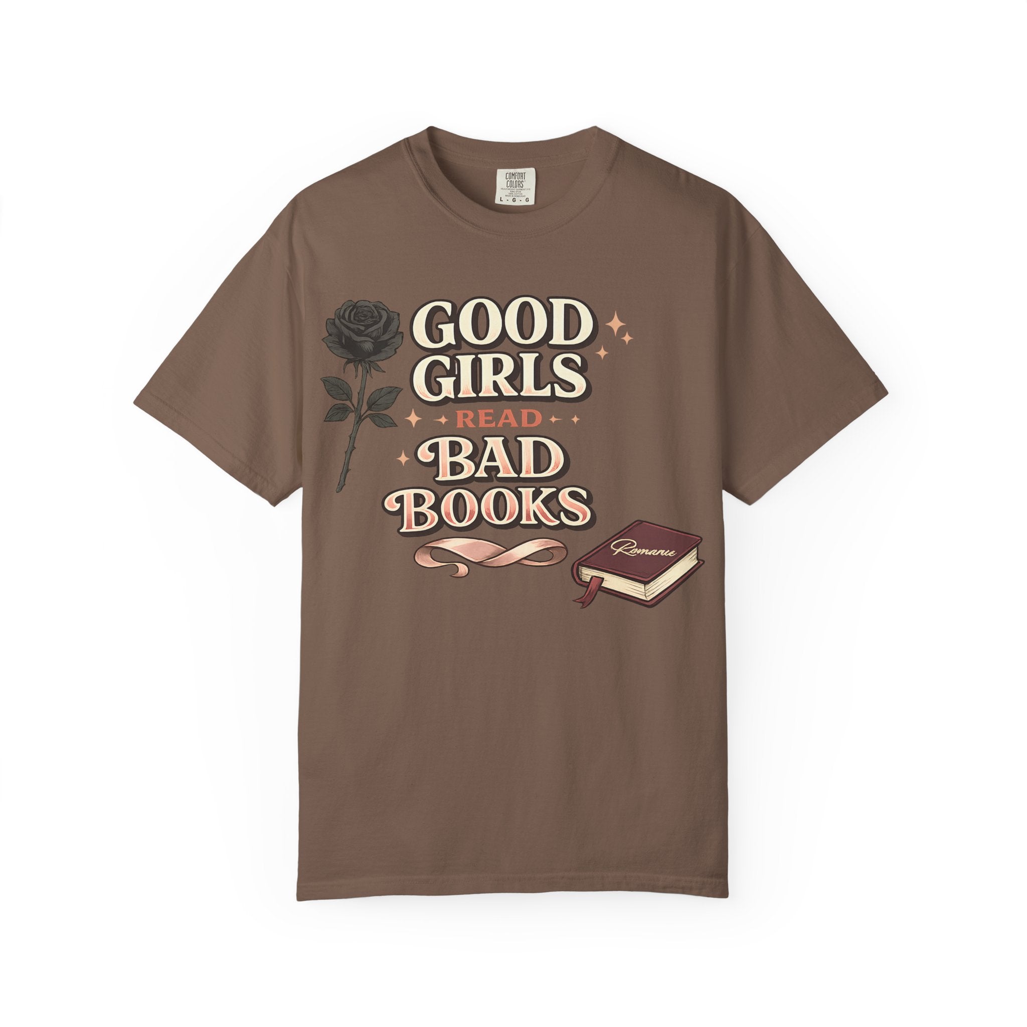 T-Shirt — "Good Girls Read Bad Books" Graphic Tee