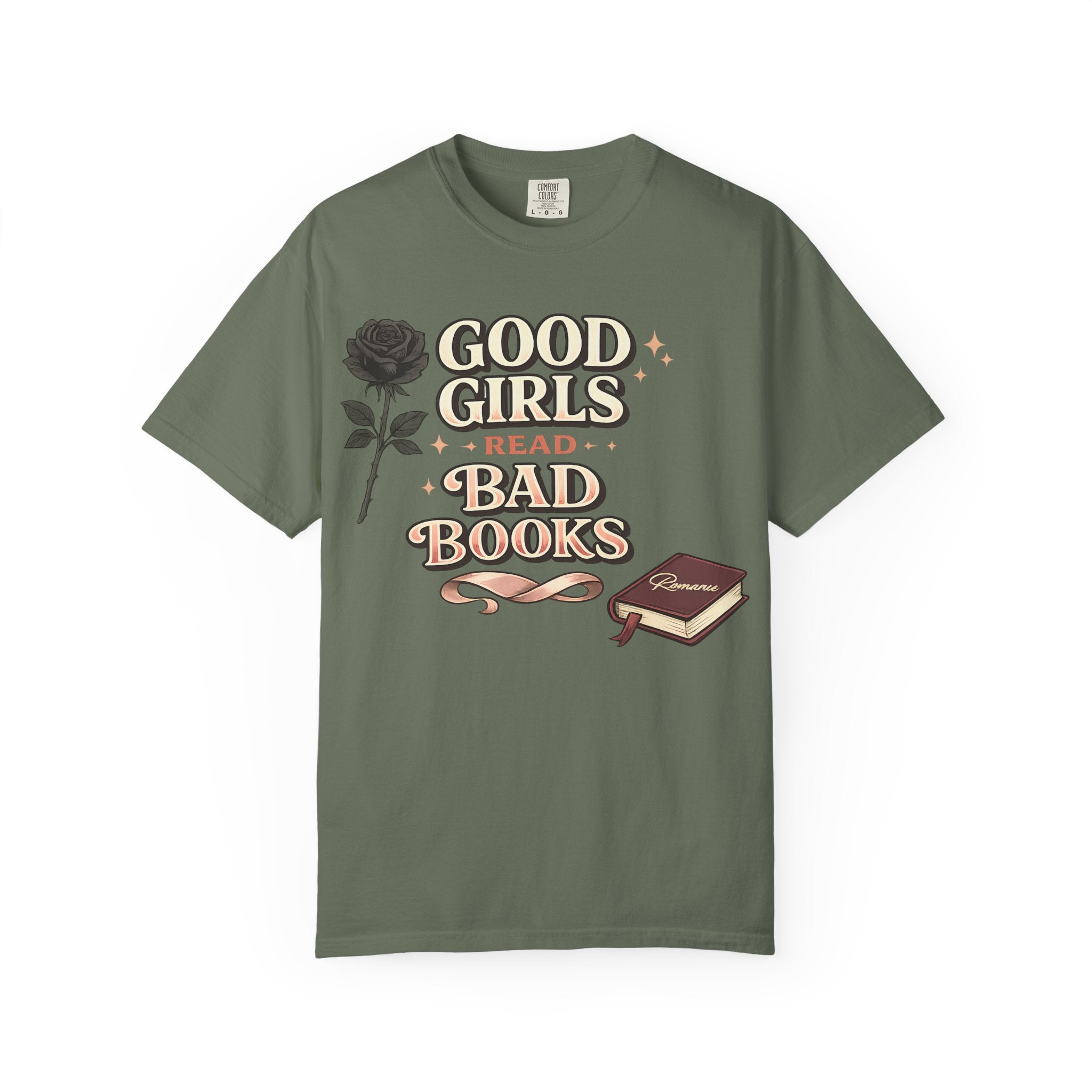 T-Shirt — "Good Girls Read Bad Books" Graphic Tee