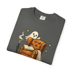 T-Shirt — “One More Chapter or I’ll Haunt You” Ghost Reading Tee