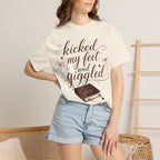 Kicked My Feet and Giggled Booklover T-Shirt
