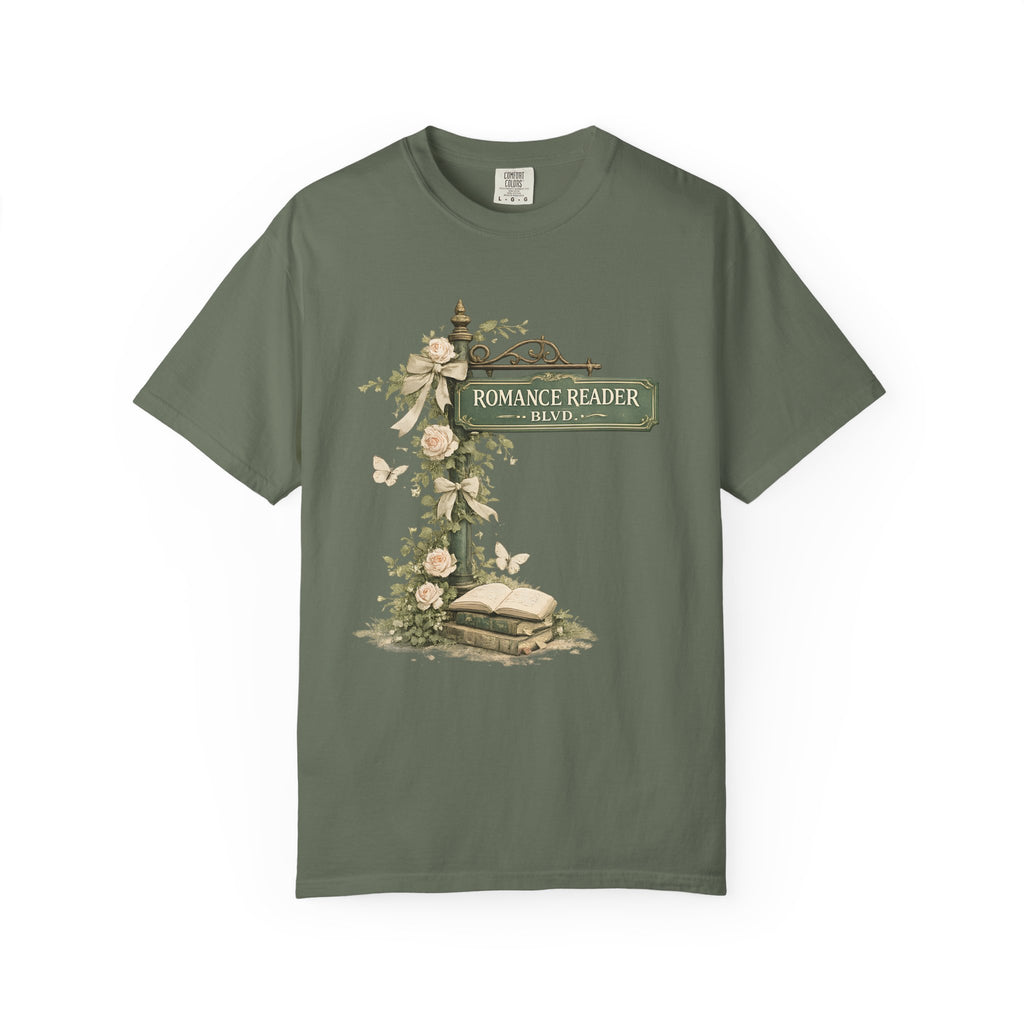 Romance Reader Vintage Floral T-Shirt