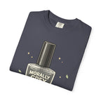 T-Shirt — 'Morally Grey' Nail Polish Graphic Tee