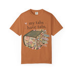 T-Shirt — "My Tabs Have Tabs" Booklover Bookmarking Graphic Tee