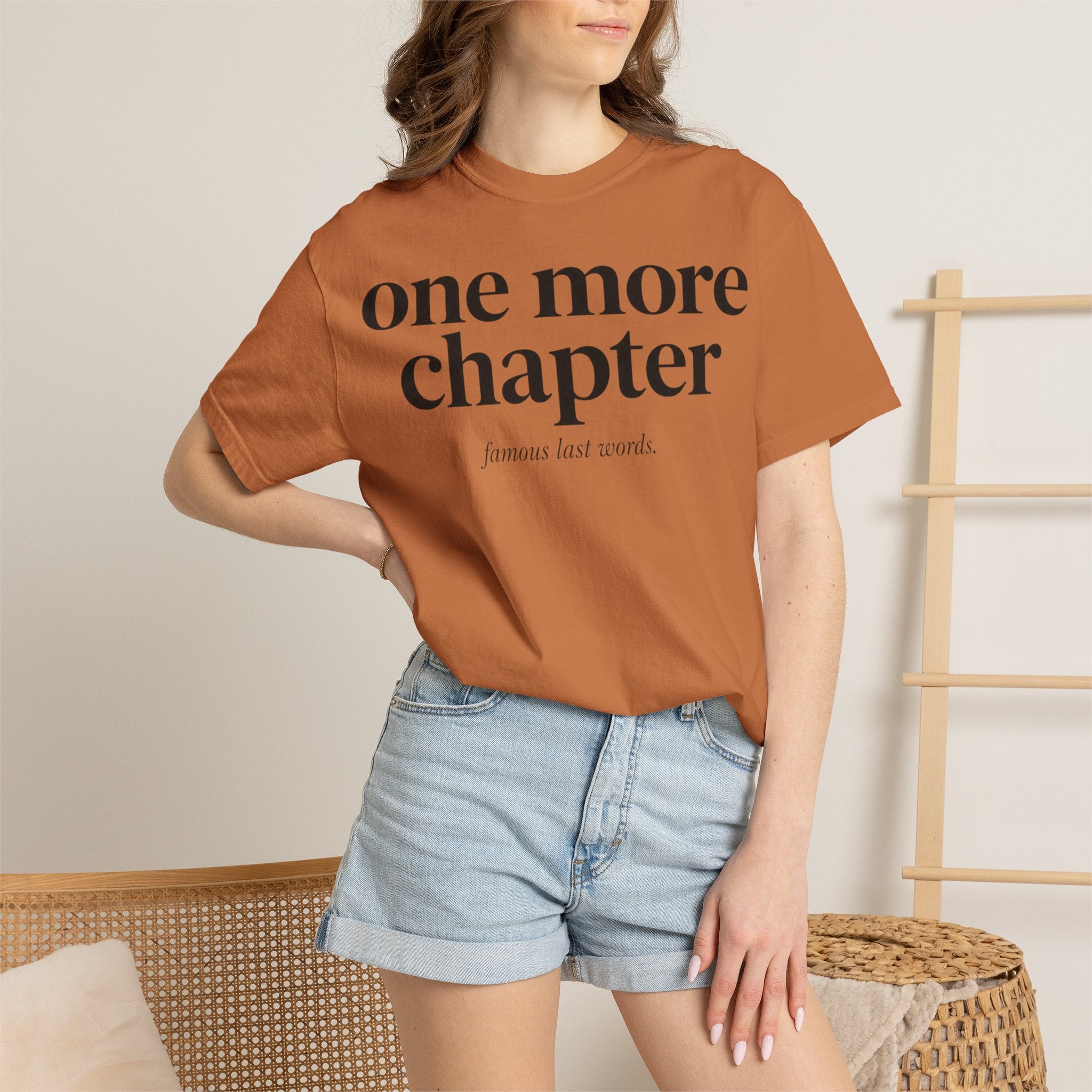 One More Chapter T-Shirt — Reading Lover Graphic Tee