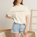 T-Shirt — "probably reading something about dragons" Minimal Bookish Graphic Tee