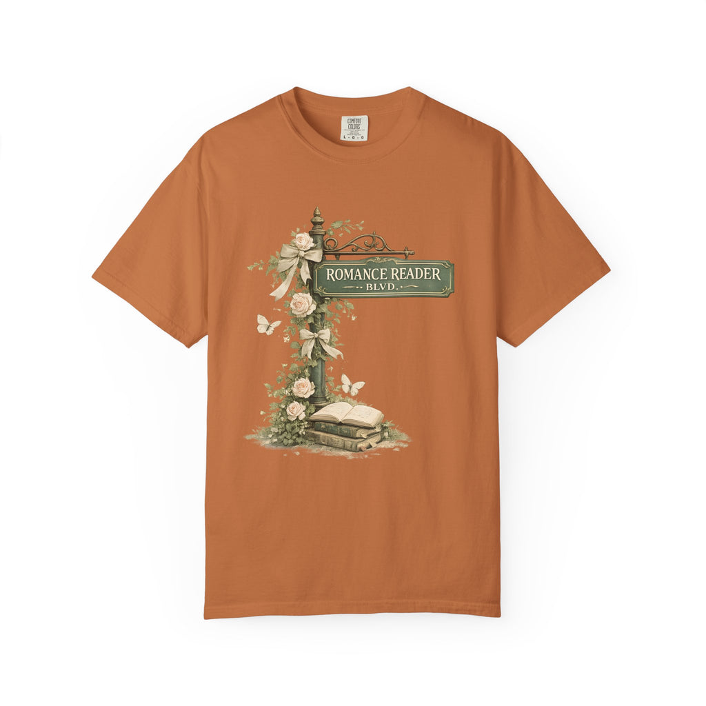 Romance Reader Vintage Floral T-Shirt