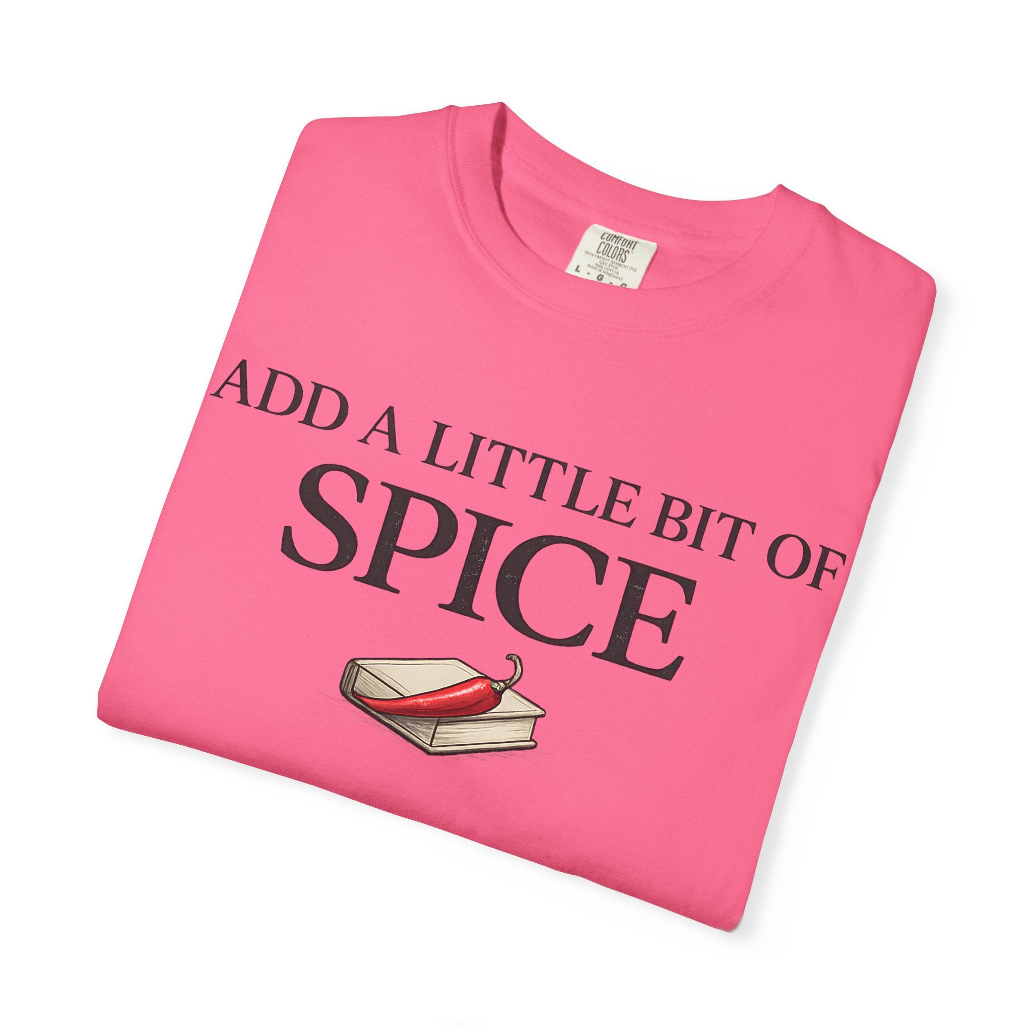 Spice Book T-Shirt — "Add a Little Bit of Spice" Graphic Tee