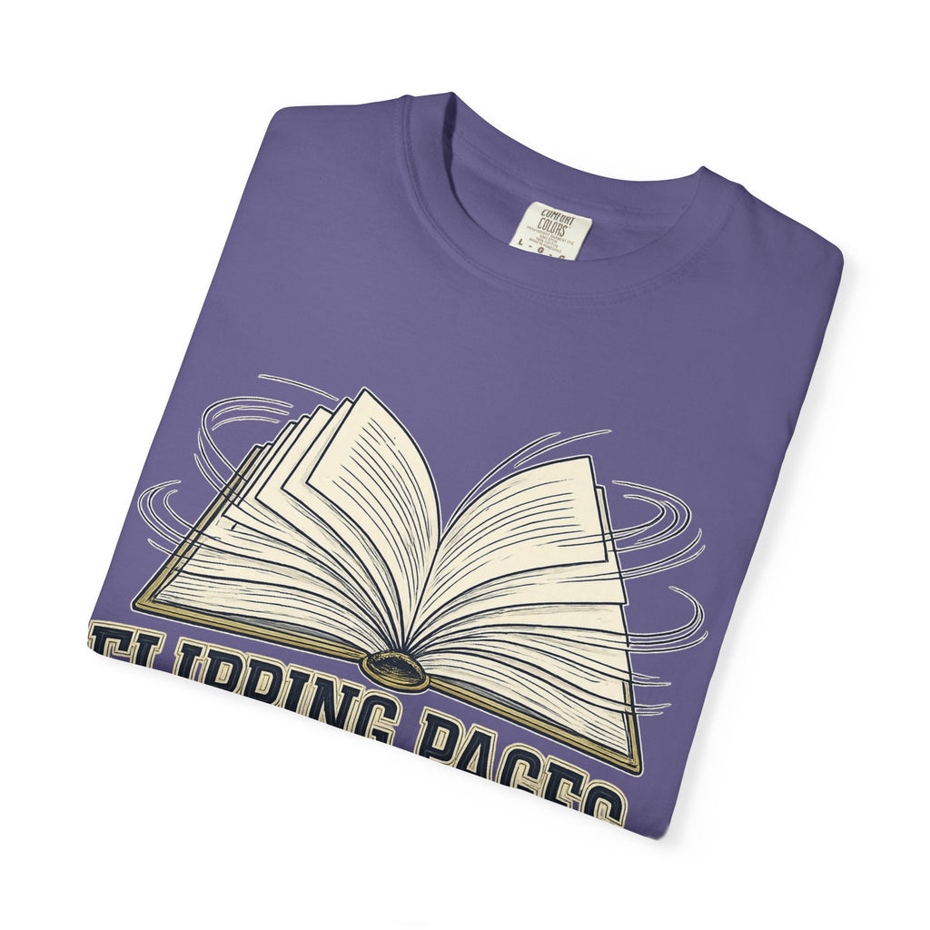 Book Lover T-Shirt — "Flipping Pages Is My Cardio" Graphic Tee