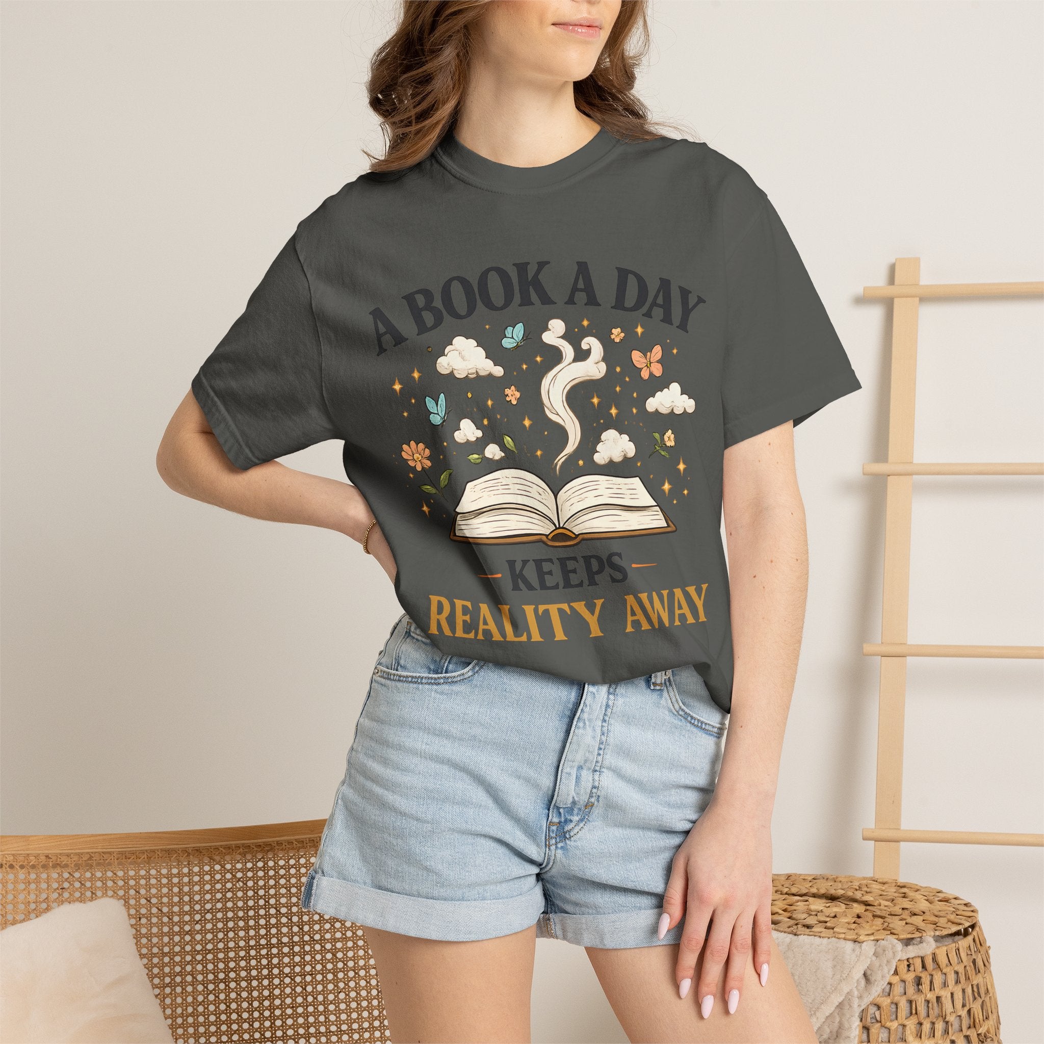 A Book a Day Keeps Reality Away T-Shirt