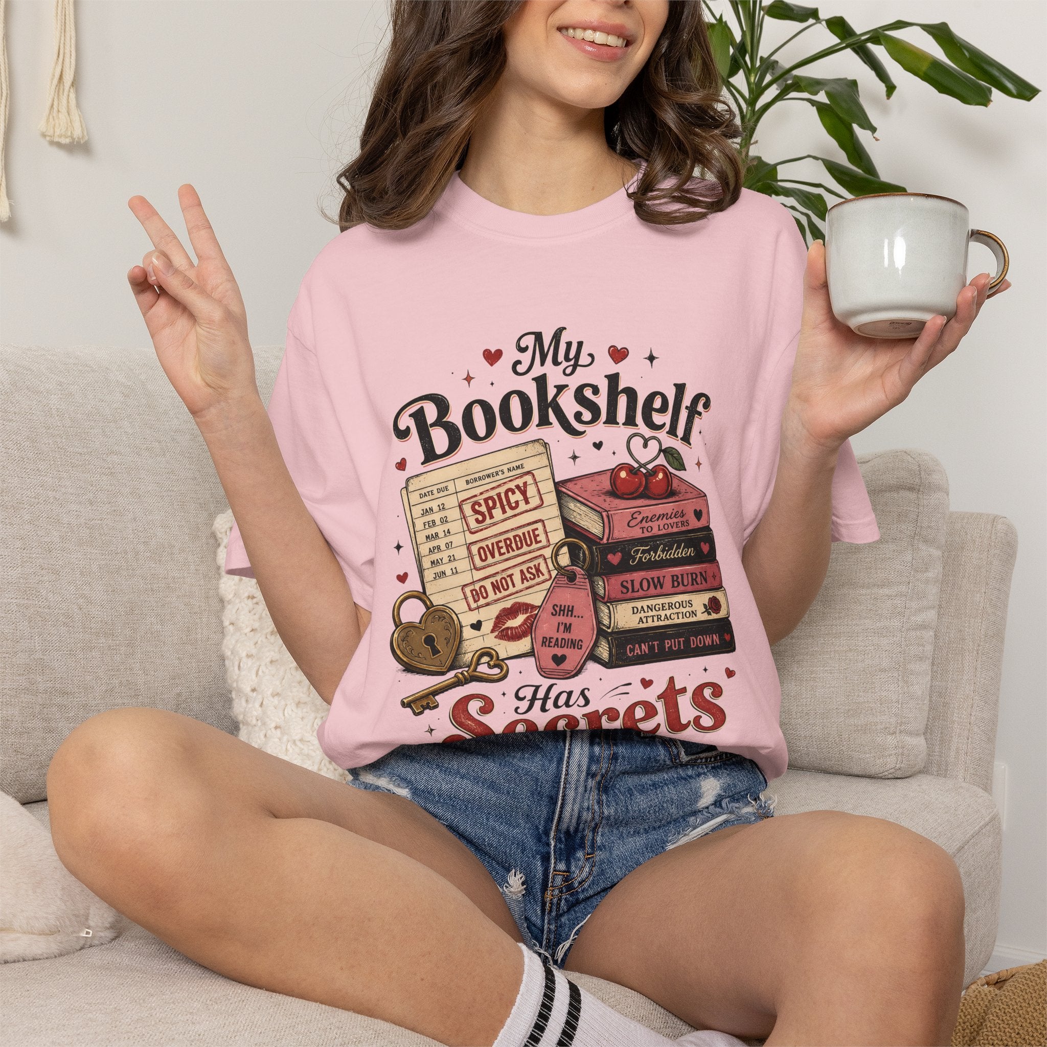 My Bookshelf Has Secrets Comfort Colors® T-Shirt