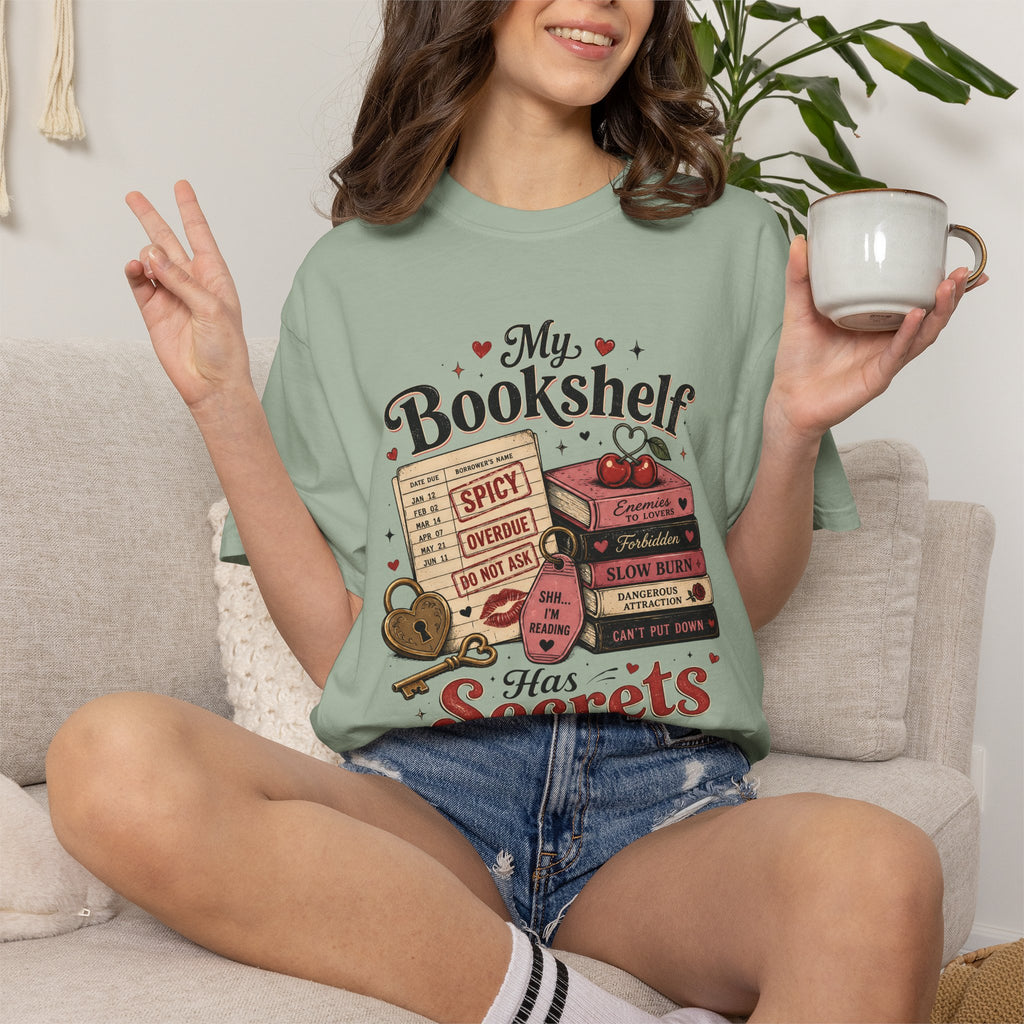 My Bookshelf Has Secrets Comfort Colors® T-Shirt