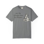 Book Lover T‑Shirt — “my tbr is longer than my lifespan” Graphic Tee