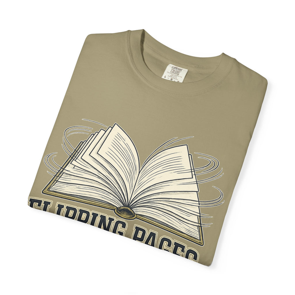 Book Lover T-Shirt — "Flipping Pages Is My Cardio" Graphic Tee