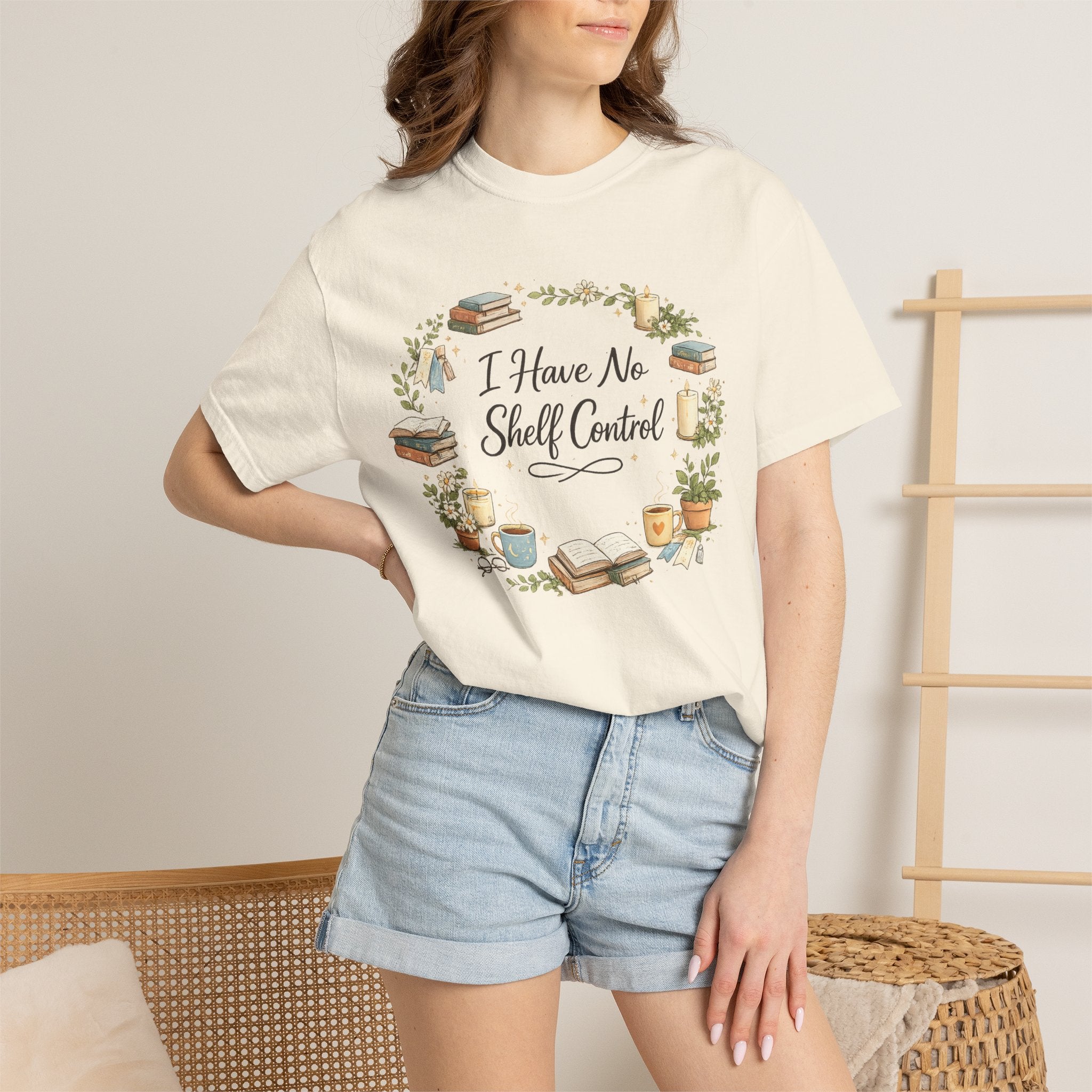 I Have No Shelf Control Book Lover T-Shirt