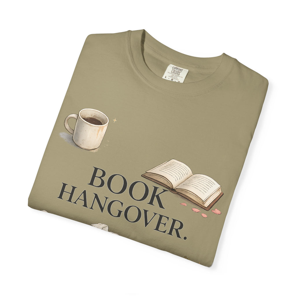 T-Shirt — "Book Hangover" Cozy Reading Tee