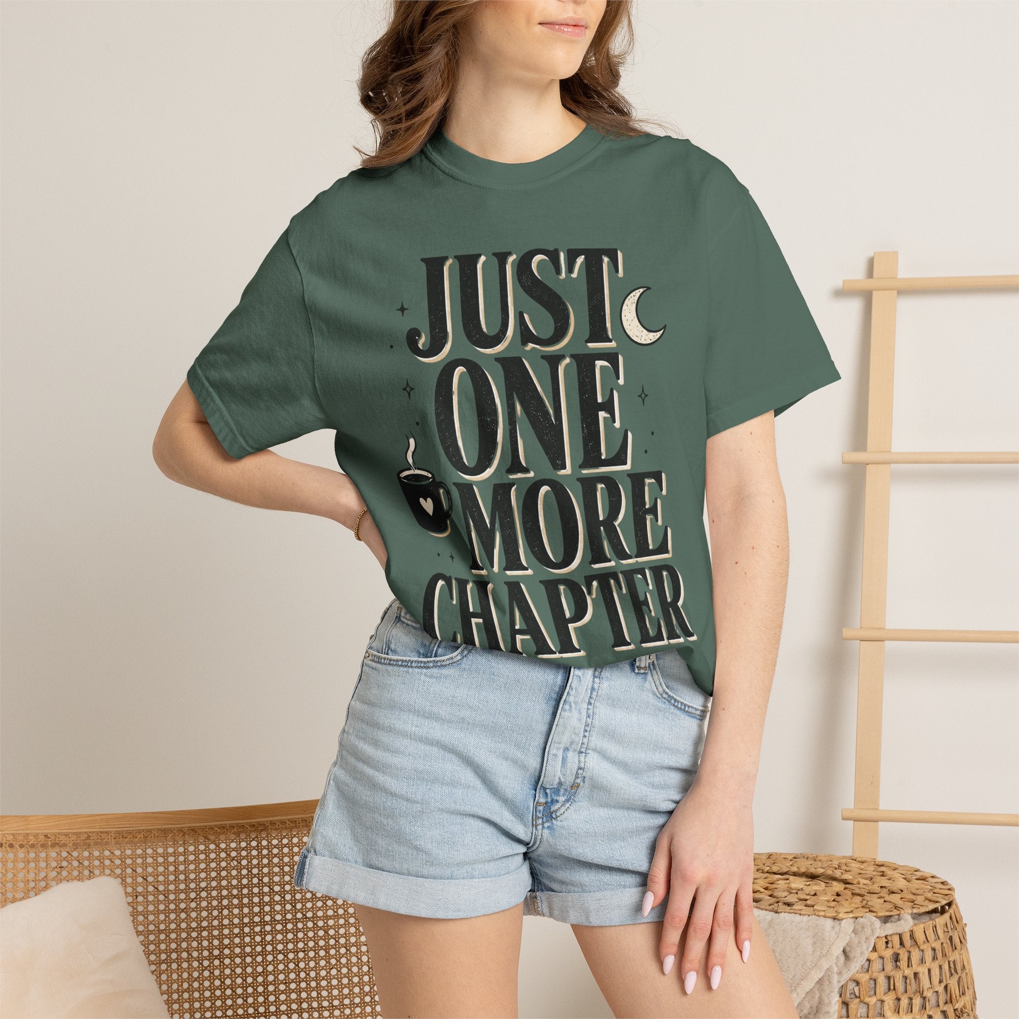 Just One More Chapter T-Shirt — Book Lover Graphic Tee