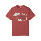 Beach Reading T-Shirt — "Tan Lines, Book Spines" Summer Graphic Tee