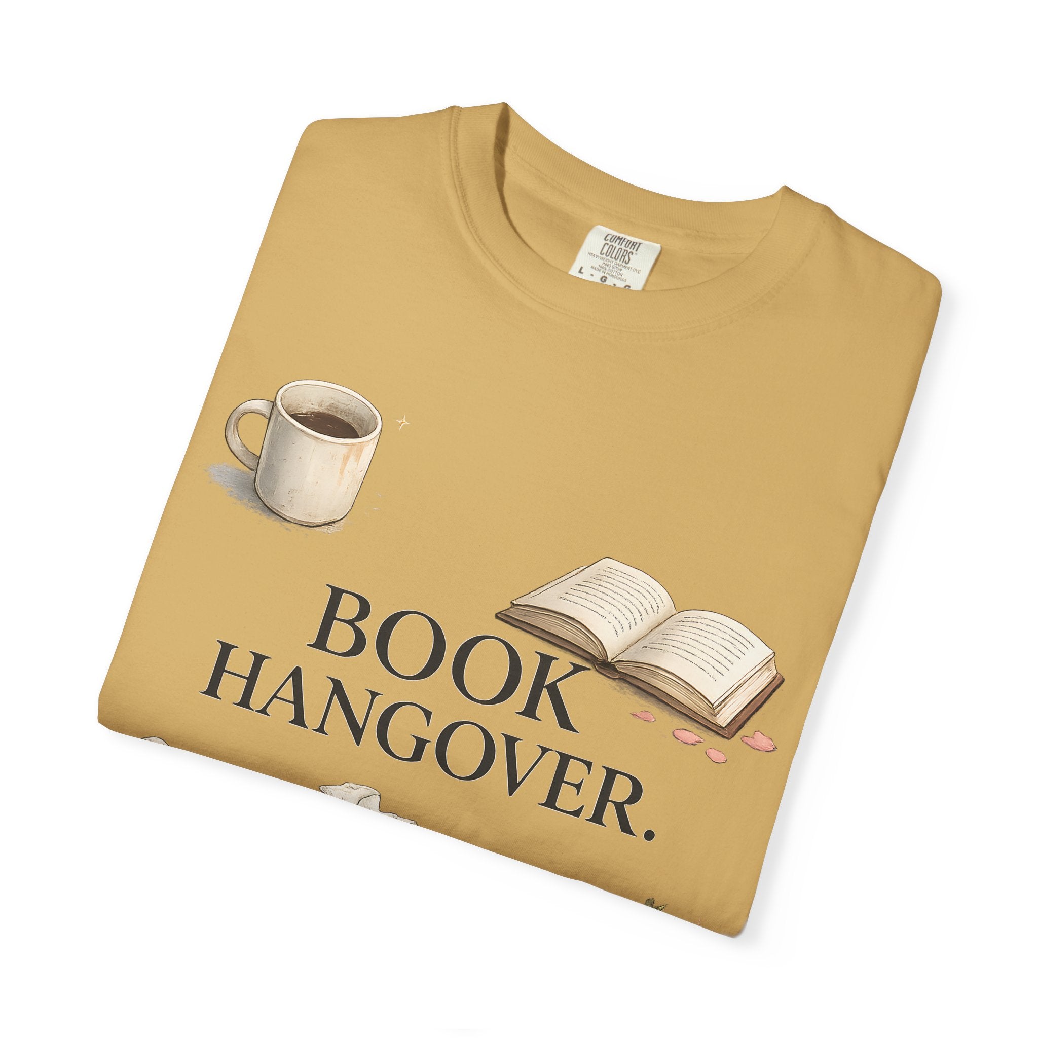 T-Shirt — "Book Hangover" Cozy Reading Tee