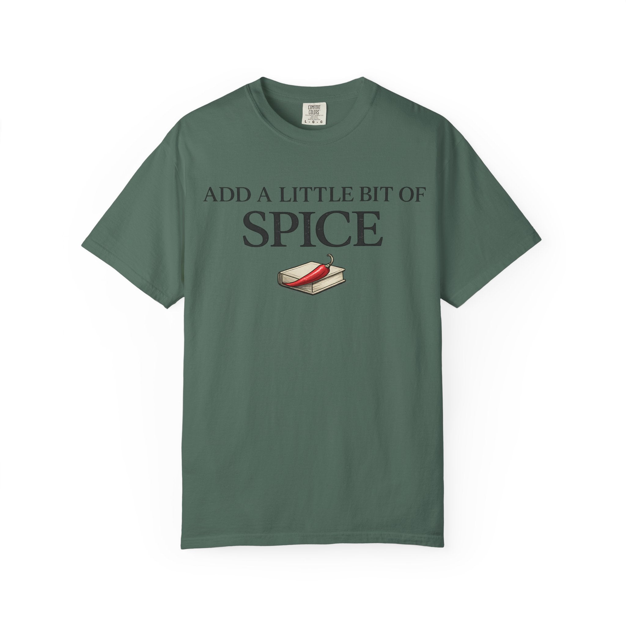 Spice Book T-Shirt — "Add a Little Bit of Spice" Graphic Tee