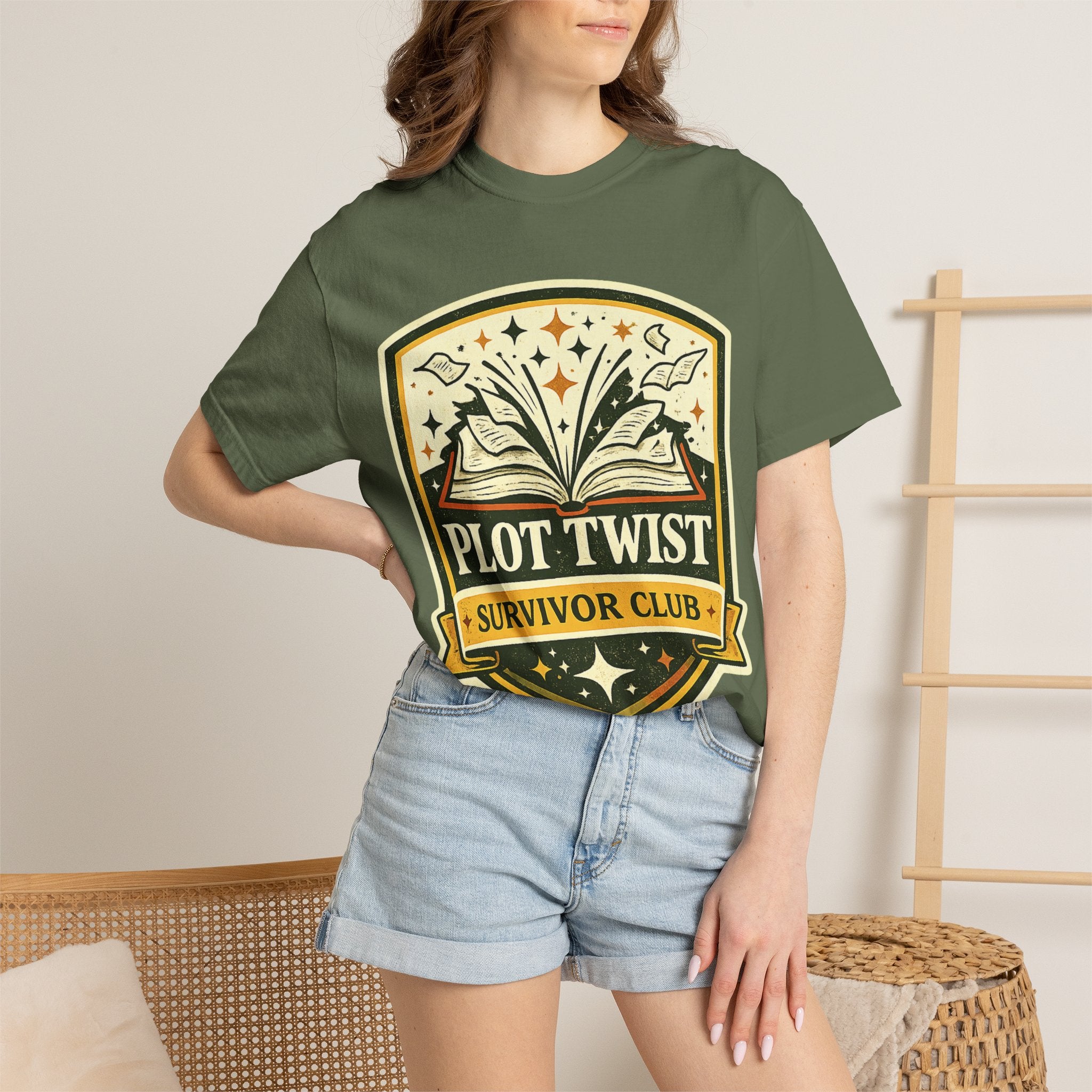 Plot Twist Survivor Club T-Shirt — Funny Book Lover Tee