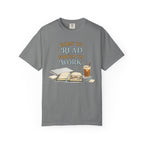 Reading Lover T-Shirt — "Born to Read, Forced to Work" Graphic Tee