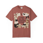 I Read For The Emotional Damage T-Shirt — Book Lover Graphic Tee