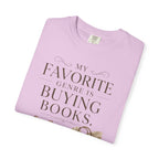 Book Lover T-Shirt — "My Favorite Genre Is Buying Books" Graphic Tee